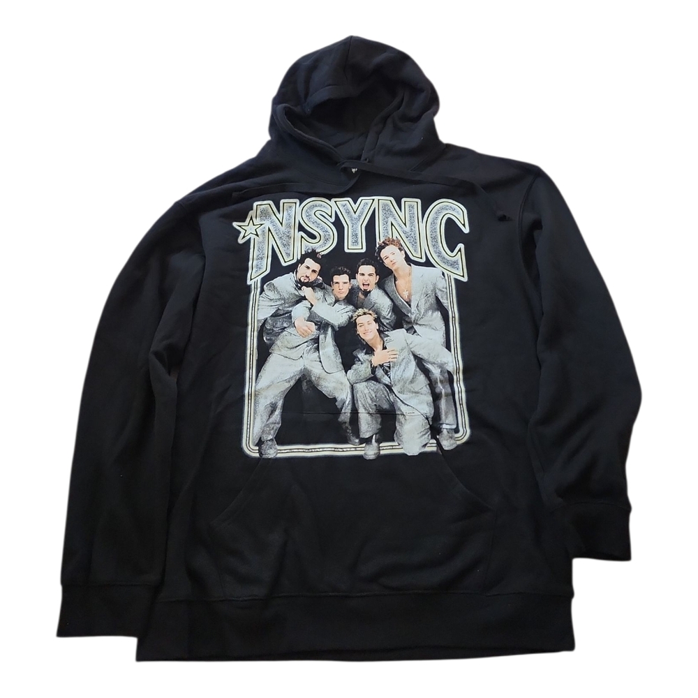 Y2K BOY BAND NSYNC Graphic Hoodie SIZE 2XL UNISEX